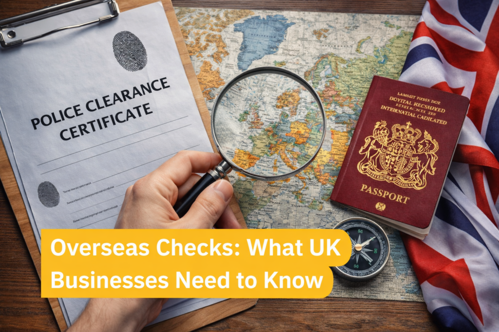 Overseas checks document verification for UK businesses hiring international candidates