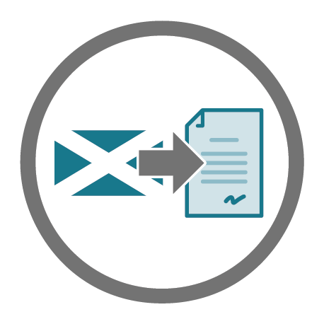 Disclosure Scotland send certificate