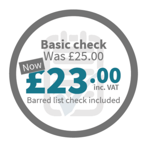 Basic Check - was £25.00, now £23.00 inc VAT