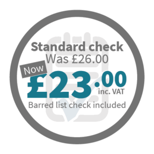 Standard Check - Was £26.00, now £23.00 inc VAT